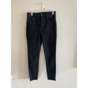 Hidden Jeans Size 27 Womens High Rise Skinny Dark Wash Black Denim